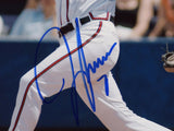 Jeff Franceour Signed Atlanta Braves Unframed 8x10 MLB Photo - White Jersey
