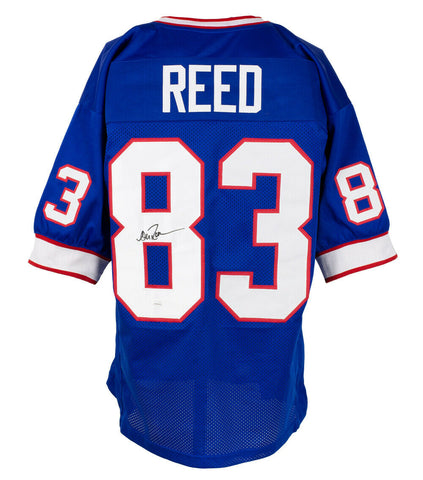 Andre Reed Signed Custom Blue Pro Style Football Jersey JSA ITP