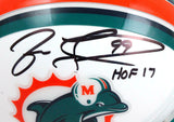 Jason Taylor Autographed Miami Dolphins 97-12 Mini Helmet w/HOF-Beckett W Holo