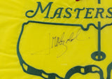 Jose Maria Olazabal Signed Framed Masters Golf Flag BAS