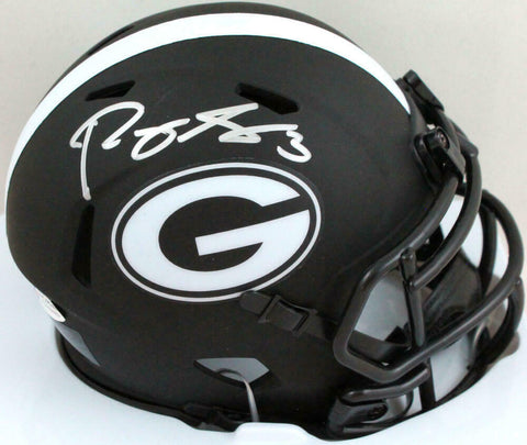 Roquan Smith Signed Georgia Bulldogs Eclipse Speed Mini Helmet- Beckett W *Silvr