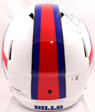 Cole Beasley Signed Bills F/S 2021 Speed Helmet w/Bills Mafia -Beckett W Holo