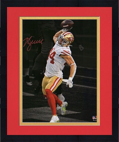 Framed Kyle Juszczyk San Francisco 49ers Signed 11x14 Spike Spotlight Photo