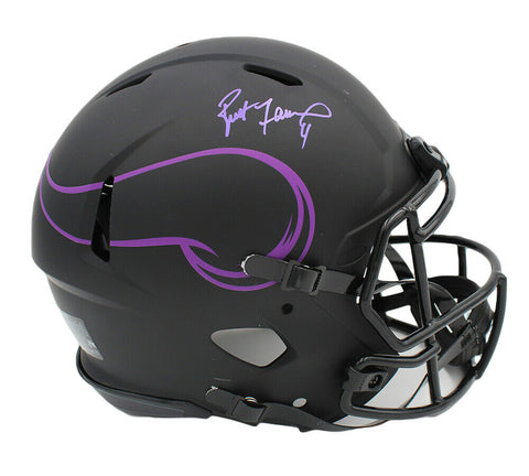 Brett Favre Signed Minnesota Vikings Speed Authentic Eclipse NFL Helmet