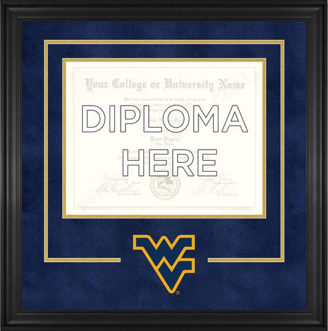 West Virginia Mountaineers Deluxe 11x14 Diploma Frame w/Team Logo