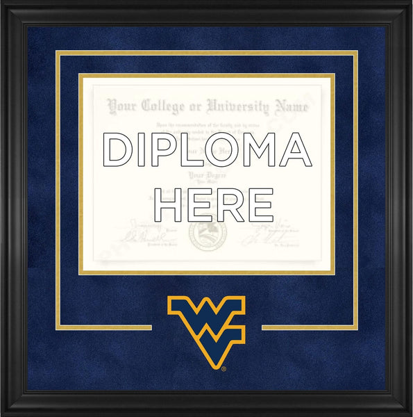 West Virginia Mountaineers Deluxe 11x14 Diploma Frame w/Team Logo