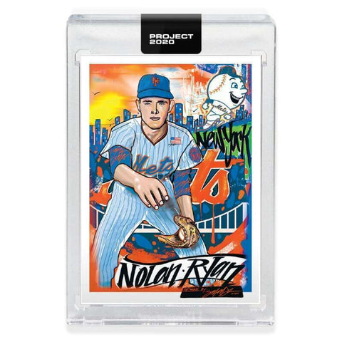 Mets MLB Topps Project 2020 1969 Nolan Ryan #105 Trading Card by King Saladeen