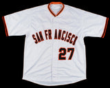 Juan Marichal Signed San Francisco Giants Jersey (JSA COA) 1969 MLB ERA Leader