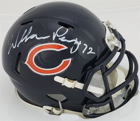 William Perry Signed Chicago Bears Mini-Helmet (PSA COA) "The FRIDGE" 1985 Bears