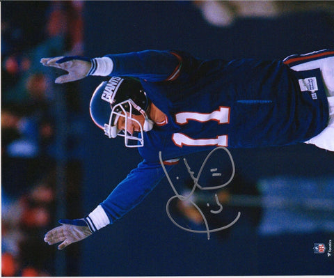 Phil Simms New York Giants Signed 8x10 Arms Up Celebrating Photo