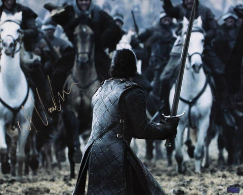 Kit Harington Signed Game of Thrones 16x20 Photo - Battle of the Bastards