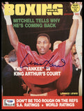 Lennox Lewis Autographed Signed 8x11 Boxing World Magazine Cover PSA/DNA #S42780