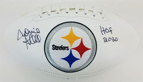 Donnie Shell "HOF 2020" Signed Pittsburgh Steelers Logo Football (Beckett COA)
