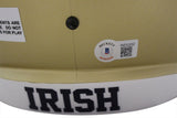 Michael Mayer Signed Note Dame Fighting Irish F/S Classic Helmet BAS 38783