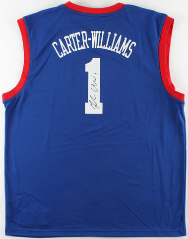 Michael Carter-Williams Signed Philadelphia 76ers Custom Style Jersey JSA CA