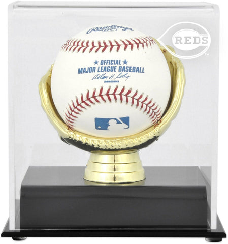 Cincinnati Reds Gold Glove Single Baseball Logo Display Case - Fanatics
