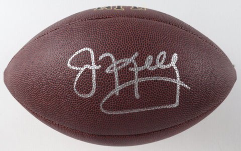 Jim Kelly Signed Buffalo Bills Wilson NFL Football (Beckett COA) Hall of Fame QB