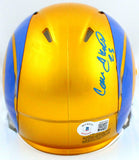 Cam Akers Autographed Los Angeles Rams Flash Speed Mini Helmet-Beckett W Holo