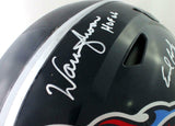 Warren Moon Earl Campbell Signed Titans SpeedFlex Helmet w/HOF- Beckett W Auth