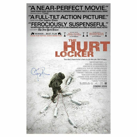 Jeremy Renner Autographed The Hurt Locker Original 27x40 Double-Sided Poster