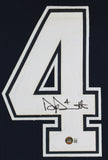 Dak Prescott Authentic Signed Navy Blue Pro Style Jersey Autographed BAS Witness