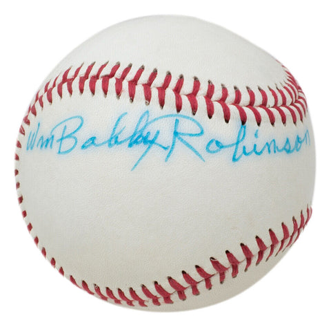William Bobby Robinson Signed Negro League Baseball BAS AA21480