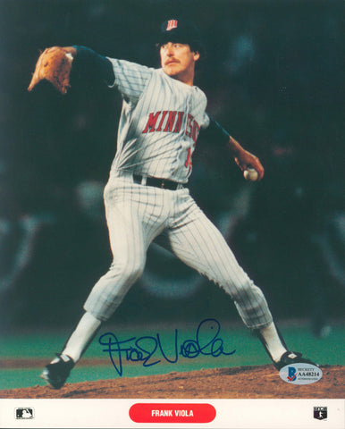 Twins Frank Viola Authentic Signed 8x10 Photo Autographed BAS #AA48214