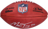 Mitchell Trubisky Steelers Signed Wilson Duke Full Color Pro Football