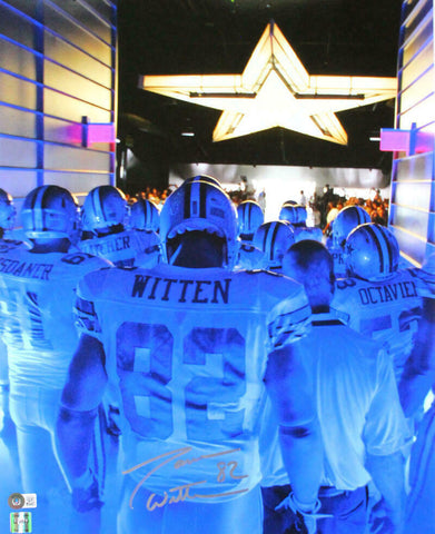 Jason Witten Autographed Dallas Cowboys 16x20 Tunnel Photo-Beckett W Hologram