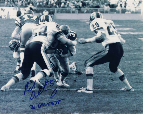 Neal Olkewicz Autographed Washington Redskins 8x10 Photo 70 Greatest 27899