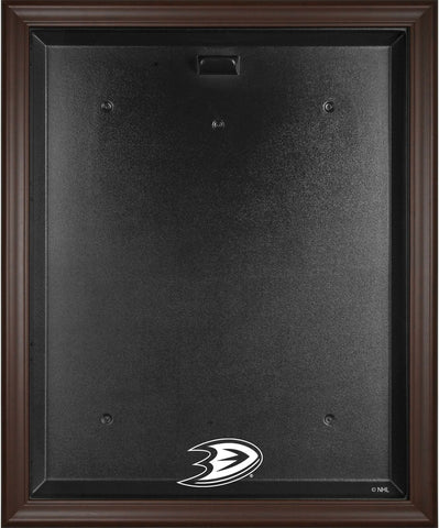Anaheim Ducks Brown Framed Logo Jersey Display Case - Fanatics Authentic