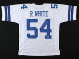 Randy White Signed Dallas Cowboys White Jersey Inscribed "HOF 94" (JSA COA)