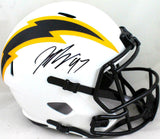 Joey Bosa Autographed Los Angeles Chargers F/S Lunar Helmet- Beckett W *Black
