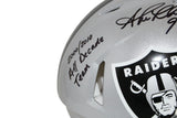 Shane Lechler Signed Oakland Raiders Authentic Speed Helmet 2 Insc BAS 34364
