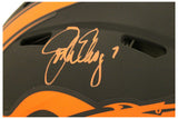 John Elway Autographed Denver Broncos Authentic Eclipse Helmet BAS 28276
