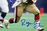 Roger Craig Autographed 49ers 8x10 Running Against NY Photo- JSA W Auth