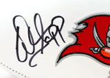 Warren Sapp Autographed Tampa Bay Buccaneers Logo Football w/ HOF-Beckett W Holo