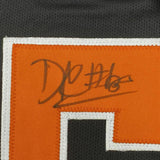 FRAMED Autographed/Signed DAVID NJOKU 33x42 Cleveland Black Jersey JSA COA