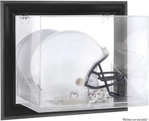 Navy MidshipBlack Framed Wall-Mountable Helmet Display Case
