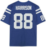 Frmd Marvin Harrison Indianapolis Colts Signed Blue Replica Jersey & HOF 16 Insc