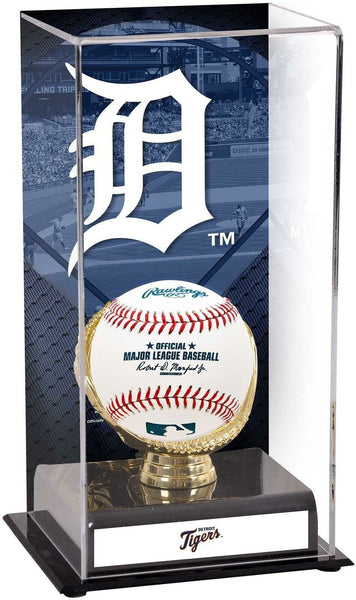 Detroit Tigers Sublimated Display Case with Image