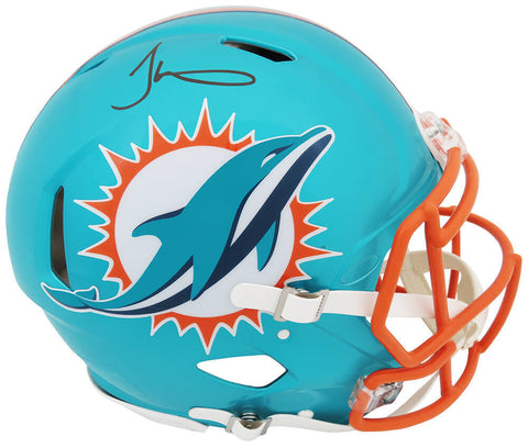 Tyreek Hill Signed Dolphins FLASH Riddell Full Size Speed Replica Helmet -SS COA