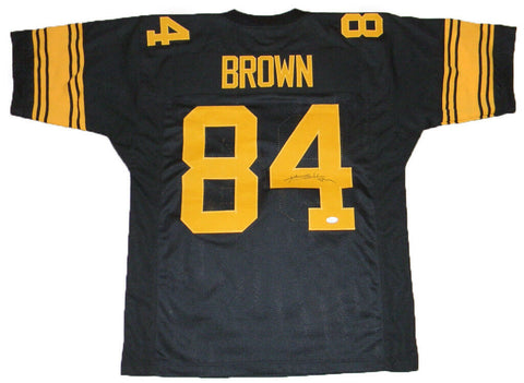 ANTONIO BROWN SIGNED AUTOGRAPHED PITTSBURGH STEELERS #84 COLOR RUSH JERSEY JSA