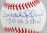 Brooks Robinson Autographed Rawlings OML Baseball W/ 70 WS MVP - JSA W Auth