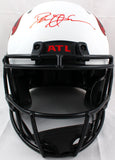 Deion Sanders Signed Atlanta Falcons F/S Lunar Speed Authentic Helmet- BAW Holo