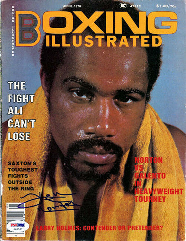 Ken Norton Autographed Signed Sports Illustrated Magazine Cover PSA/DNA #S48557