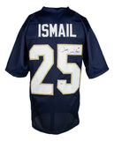 Raghib Rocket Ismail Signed Custom Blue College Style Football Jersey BAS