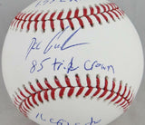 Doc Gooden Autographed Rawlings OML Baseball w/ STAT 1 Insc - JSA W Auth *Blue