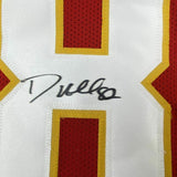 FRAMED Autographed/Signed DANTE HALL 33x42 Kansas City Red Jersey PSA/DNA COA