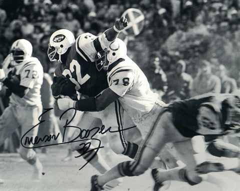 Emerson Boozer Autographed/Signed New York Jets 8x10 Photo 30235